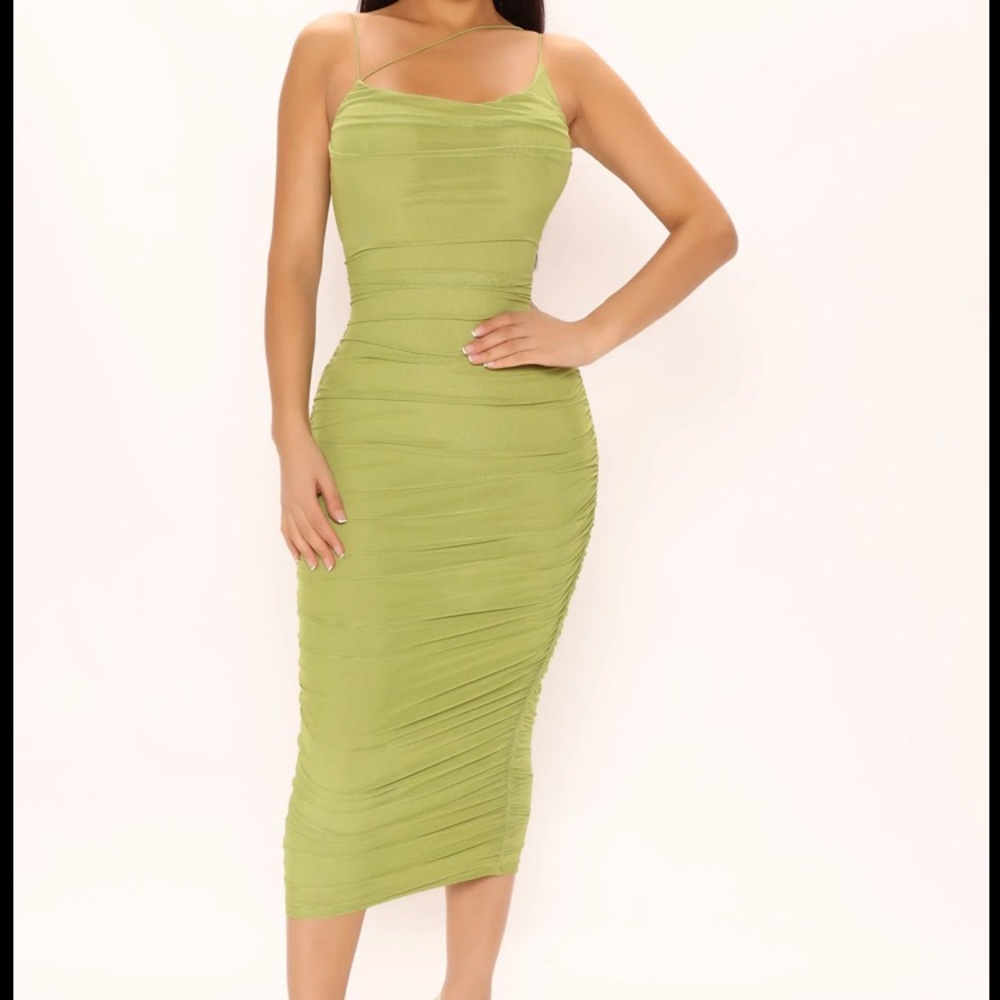 Show Off Mesh Midi Dress